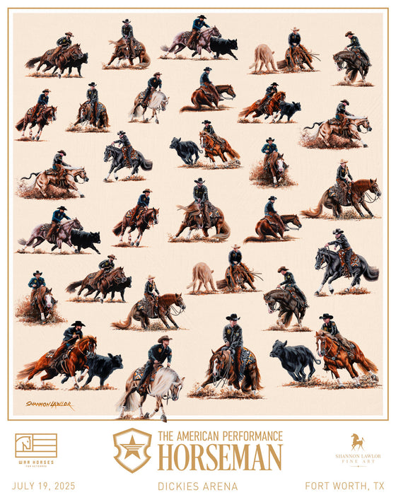 The American Performance Horseman Poster