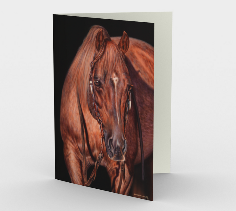 Metallic Cat Greeting Cards