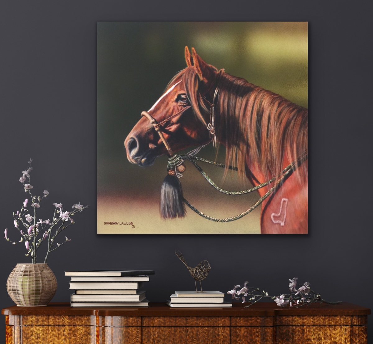 Original Western Art - Equine Art by Shannon Lawlor